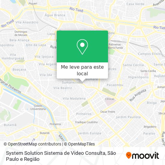 System Solution Sistema de Video Consulta mapa