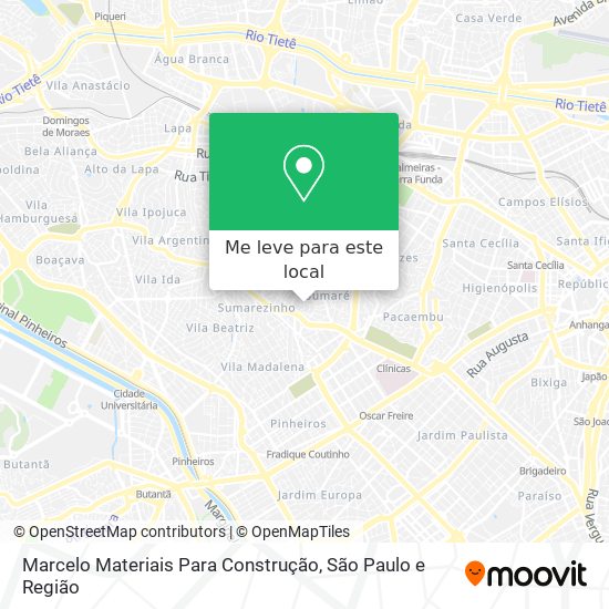 Marcelo Materiais Para Construção mapa