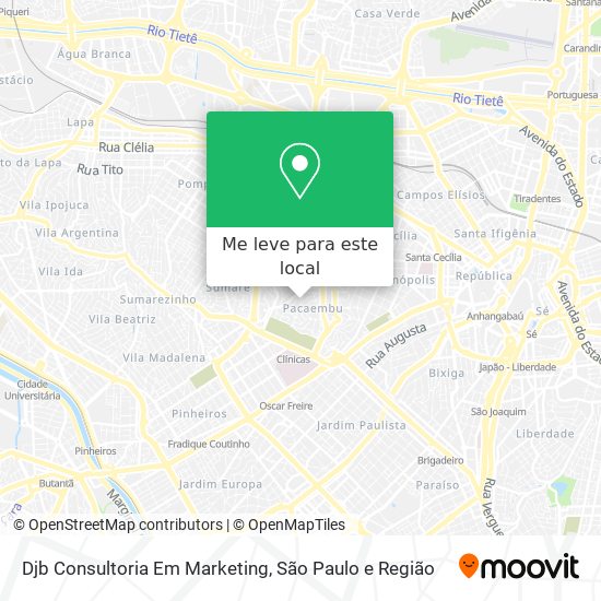 Djb Consultoria Em Marketing mapa