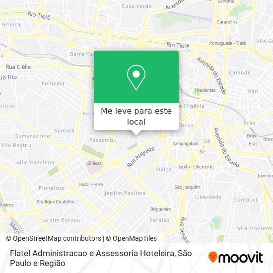 Flatel Administracao e Assessoria Hoteleira mapa