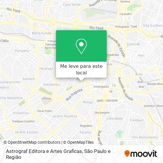 Astrograf Editora e Artes Graficas mapa