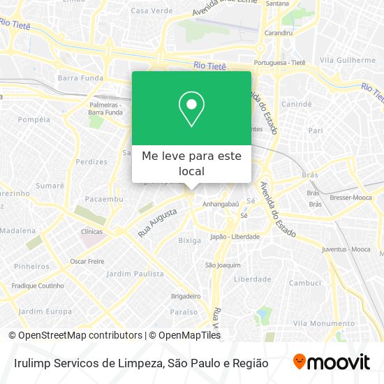 Irulimp Servicos de Limpeza mapa