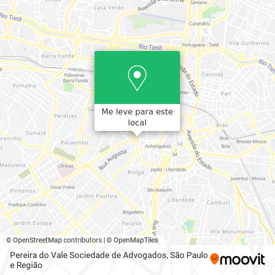 Pereira do Vale Sociedade de Advogados mapa