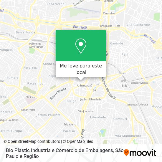 Bio Plastic Industria e Comercio de Embalagens mapa