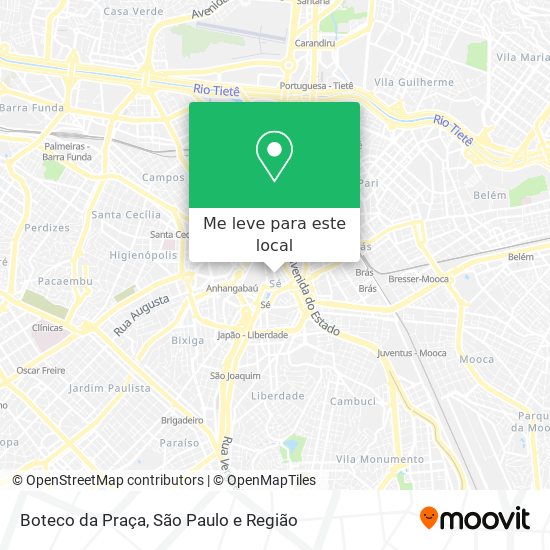 Boteco da Praça mapa