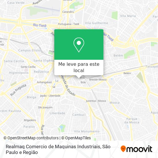 Realmaq Comercio de Maquinas Industriais mapa