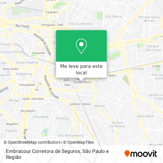 Embracour Corretora de Seguros mapa