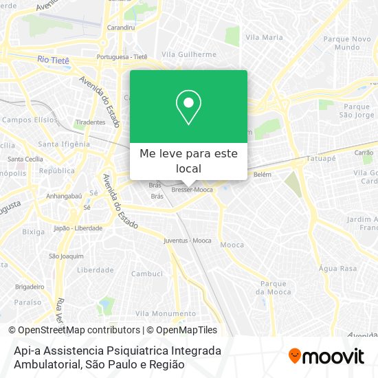Api-a Assistencia Psiquiatrica Integrada Ambulatorial mapa