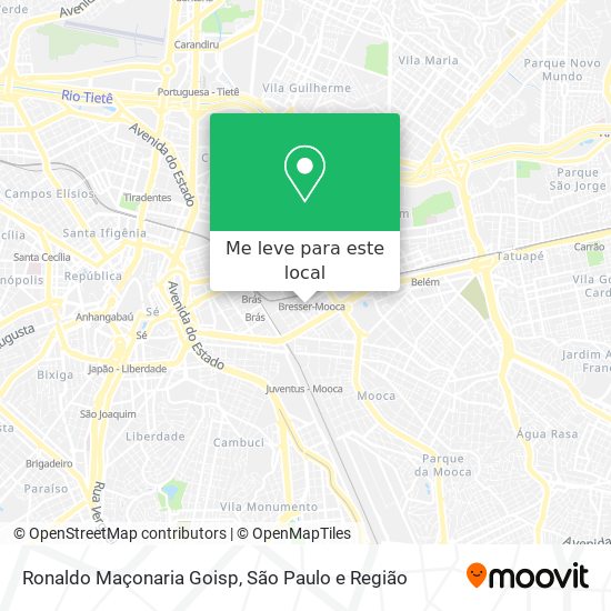 Ronaldo Maçonaria Goisp mapa