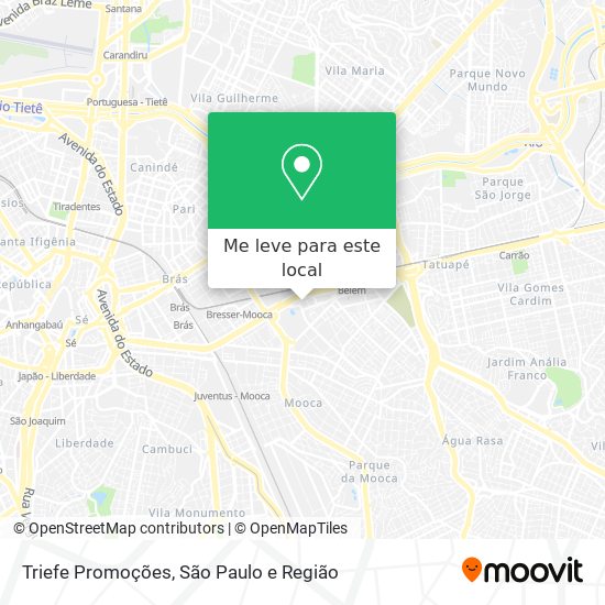 Triefe Promoções mapa