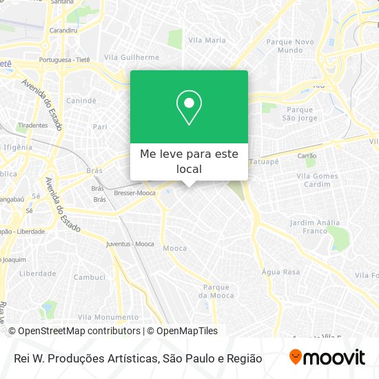 Rei W. Produções Artísticas mapa