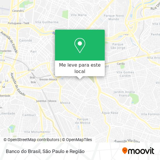 Banco do Brasil mapa