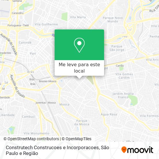 Construtech Construcoes e Incorporacoes mapa