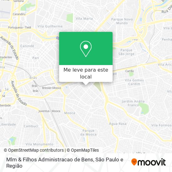 Mlm & Filhos Administracao de Bens mapa