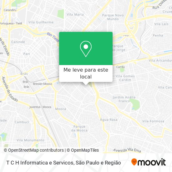 T C H Informatica e Servicos mapa