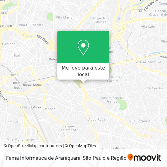 Fama Informatica de Araraquara mapa
