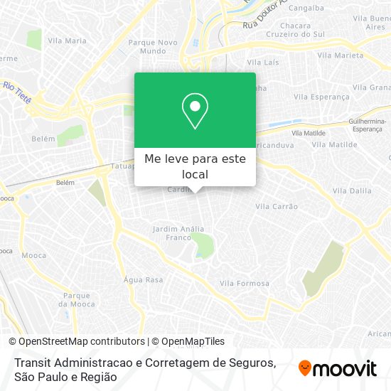 Transit Administracao e Corretagem de Seguros mapa