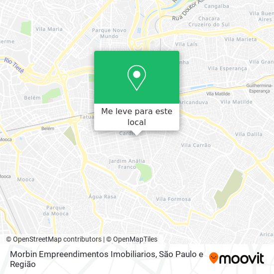 Morbin Empreendimentos Imobiliarios mapa