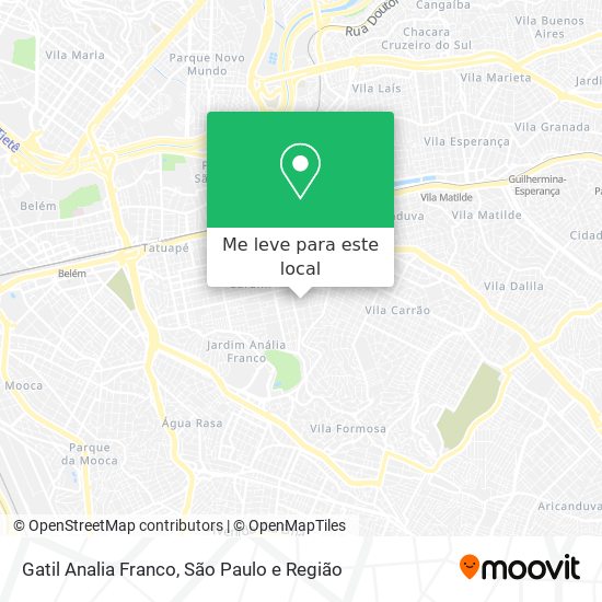 Gatil Analia Franco mapa