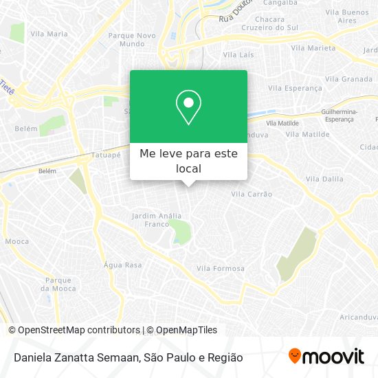 Daniela Zanatta Semaan mapa