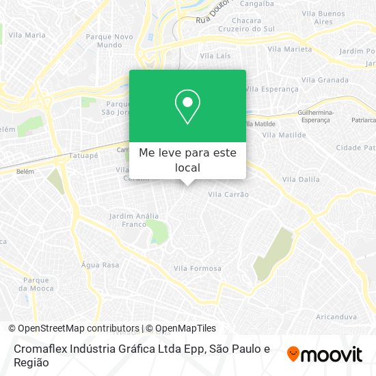 Cromaflex Indústria Gráfica Ltda Epp mapa