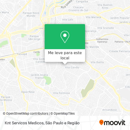 Knt Servicos Medicos mapa