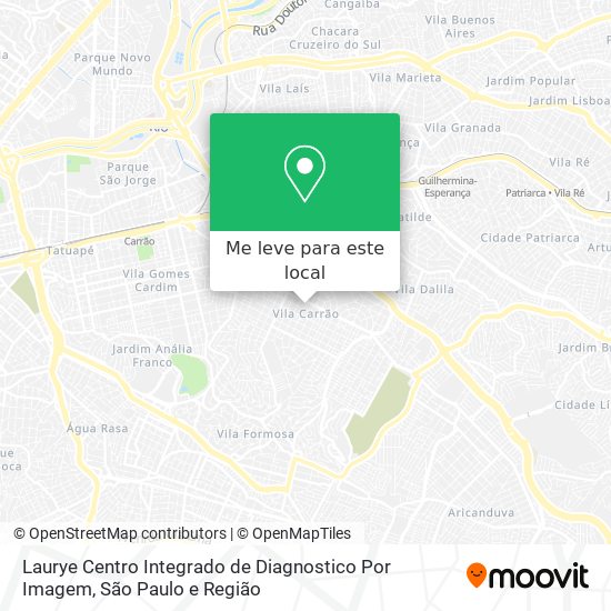 Laurye Centro Integrado de Diagnostico Por Imagem mapa