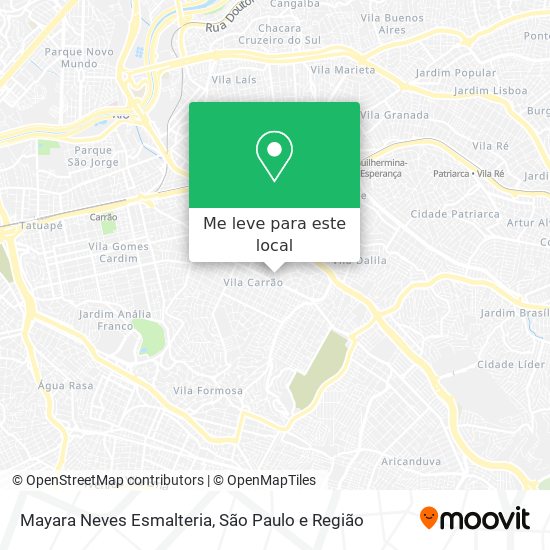 Mayara Neves Esmalteria mapa