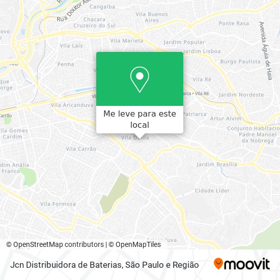 Jcn Distribuidora de Baterias mapa
