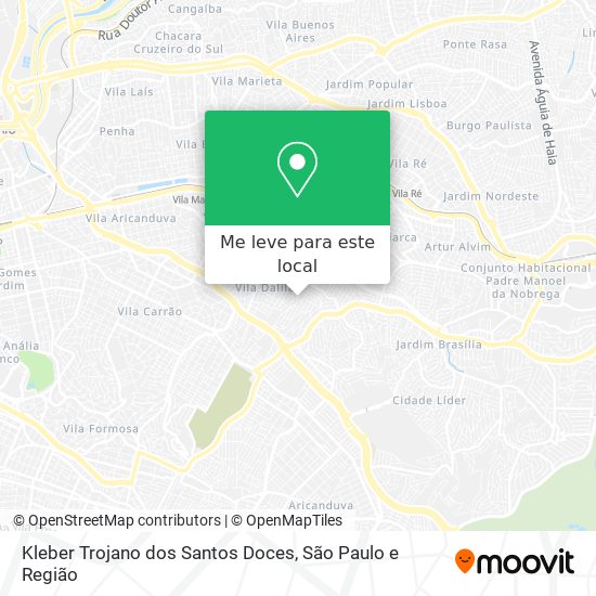 Kleber Trojano dos Santos Doces mapa