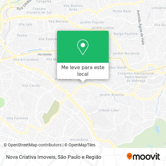 Nova Criativa Imoveis mapa