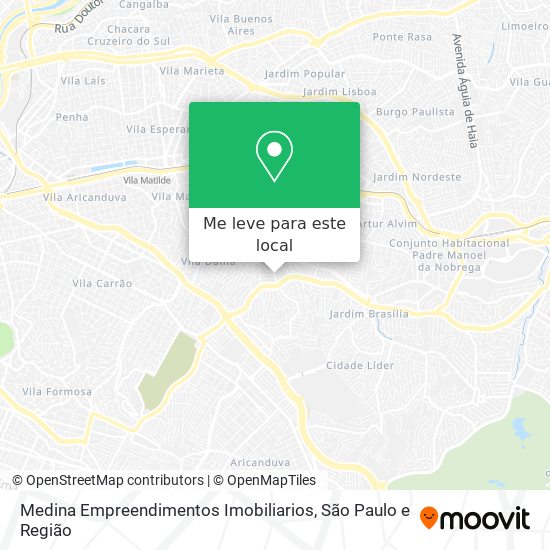 Medina Empreendimentos Imobiliarios mapa