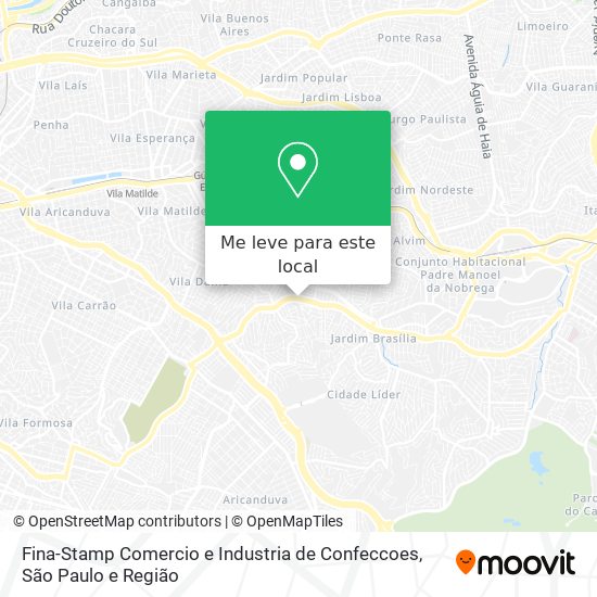 Fina-Stamp Comercio e Industria de Confeccoes mapa