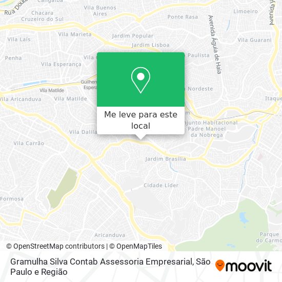 Gramulha Silva Contab Assessoria Empresarial mapa