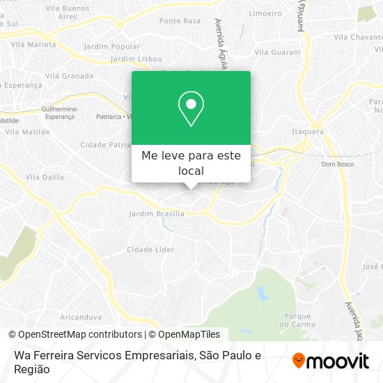 Wa Ferreira Servicos Empresariais mapa