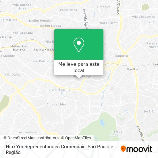 Hiro Ym Representacoes Comerciais mapa