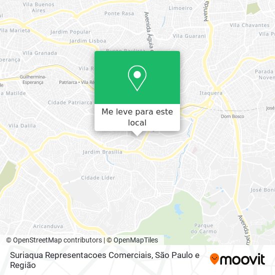 Suriaqua Representacoes Comerciais mapa