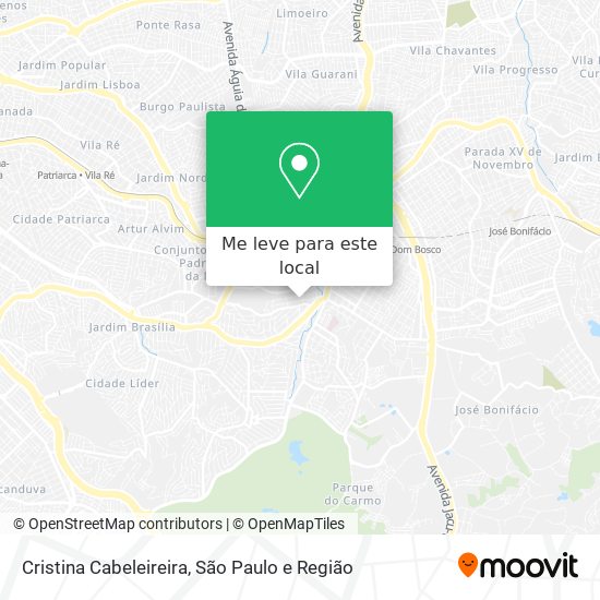 Cristina Cabeleireira mapa