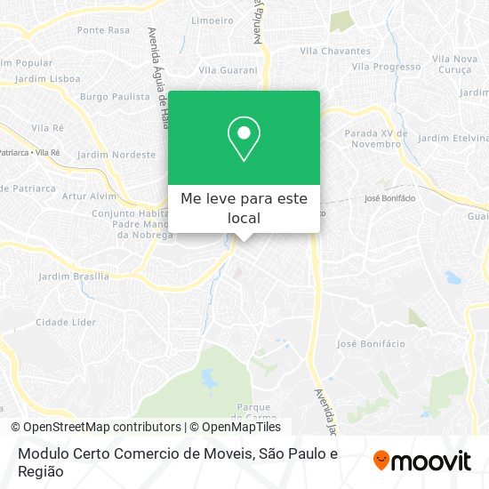 Modulo Certo Comercio de Moveis mapa