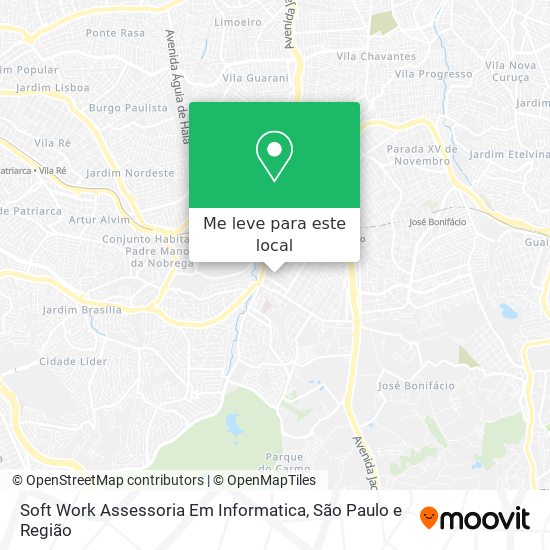 Soft Work Assessoria Em Informatica mapa