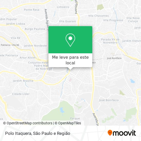 Polo Itaquera mapa