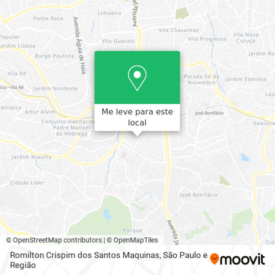 Romilton Crispim dos Santos Maquinas mapa