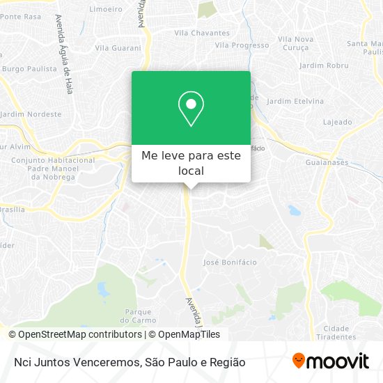 Nci Juntos Venceremos mapa