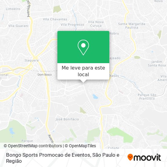 Bongo Sports Promocao de Eventos mapa