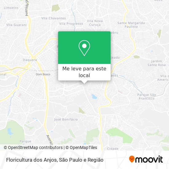 Floricultura dos Anjos mapa