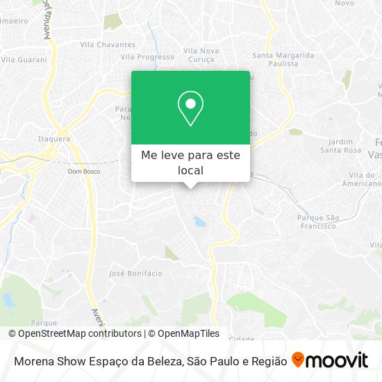 Morena Show Espaço da Beleza mapa