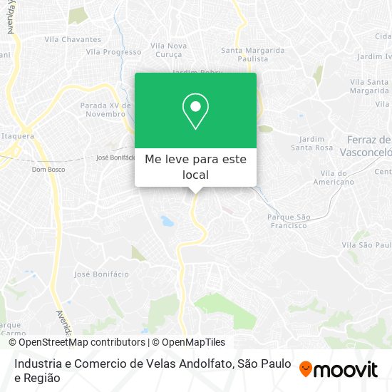 Industria e Comercio de Velas Andolfato mapa