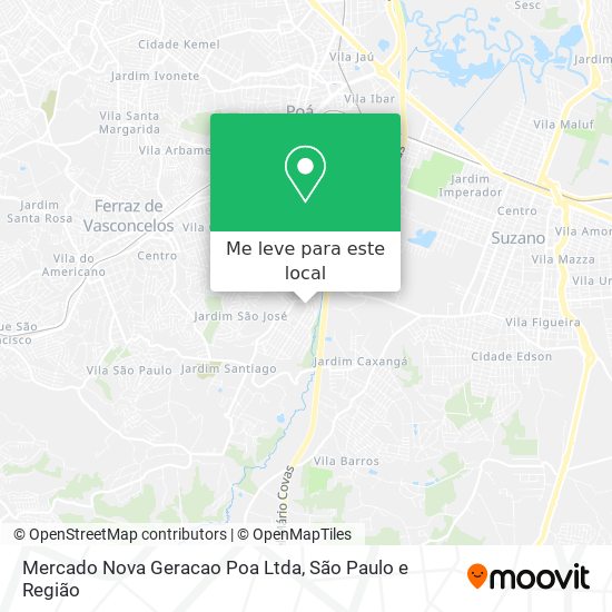 Mercado Nova Geracao Poa Ltda mapa