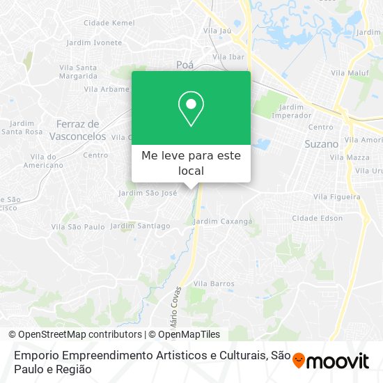 Emporio Empreendimento Artisticos e Culturais mapa