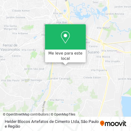 Helder Blocos Artefatos de Cimento Ltda mapa